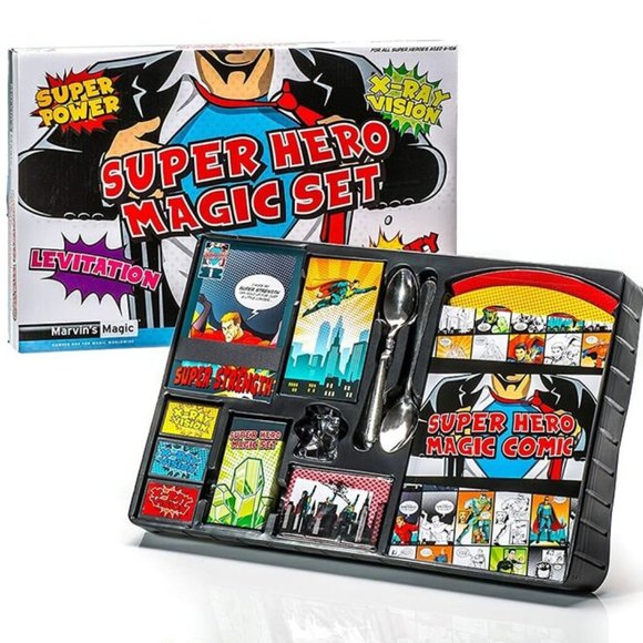 Marvin's Magic Super Hero Magic Trick Set SUPER POWER Brand New - Picture 1 of 9